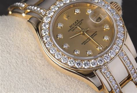 rolex pearlmaster yellow gold & diamonds ladies automatic watch price|Rolex pearlmaster price.